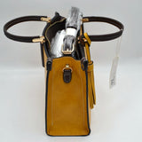 Large Shoulder Vegan Leather Tassel Handbag For Women