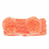 KIDS Solid Double Pom C.C Head Wrap