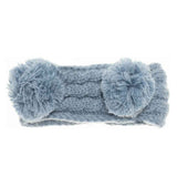KIDS Solid Double Pom C.C Head Wrap