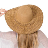 Raffia Tassel Pointed Sun Hat