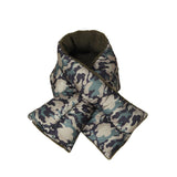 Reversible Puffer Sherpa Pull Through Scarf