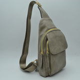 Ergonomic Structured Sling Backpack with Multi-Pocket Storage