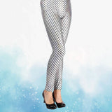 Metallic Mermaid Fish Scales Leggings