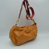 Vegan Leather Crossbody Bag with Guitar Strap