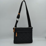Quilted Crossbody Messenger Bag with Adjustable Strap