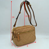 Lightweight Padded Shoulder Purse | Water-Resistant Crossbody Travel Bag