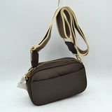 Compact Crossbody Camera Bag with Wide Shoulder Strap
