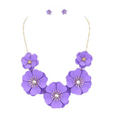 Bloom Flower Link Necklace