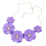 Bloom Flower Link Necklace