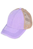 C.C Women's Baseball Ponytail Cap