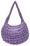 Large Quilted Solid Bag