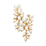 Crystal Marquise Dangle Evening Earrings