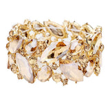 Marquise Crystal Stretch Evening Bracelet
