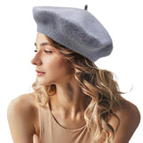 Solid Beret Hat