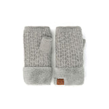 C.C Smocking Stitch Pattern Fingerless Gloves