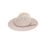 C.C HORSESHOE LACE KNITTING PANAMA HAT