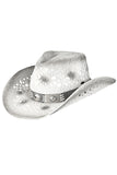 C.C Multi Color vegan Suede Band Cowboy Hat