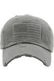 Women's American Flag Vintage Baseball Cap 4th of July