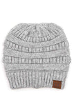 C.C Soft Yarn Knit Beanie Hat