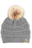 C.C Solid Ribbed Baby Beanie