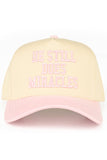 C.C HE STILL DOES MIRACLES Letter Two Tone Trucker Hat