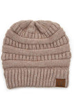 C.C Soft Yarn Knit Beanie Hat