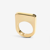Lily Geometric Statement Ring Gold