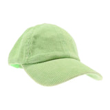 C.C Women's Stonewashed Corduroy Criss Cross Ponytail Cap