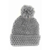 KIDS Bee Stitch Knit Pom C.C Beanie
