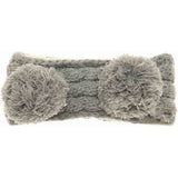 KIDS Solid Double Pom C.C Head Wrap