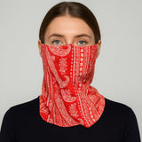 Paisley Print Seamless Face Tube Mask / Scarf