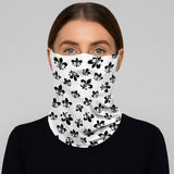 Fleur de Lis Print Seamless Face Tube Mask