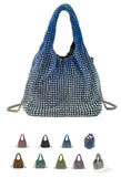 Full Diamond Bag Bucket Rhinestone Chain Purse