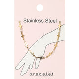 Stainless Steel Cross Link Chain Bracelet