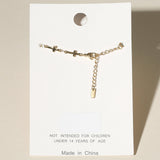Stainless Steel Cross Link Chain Bracelet