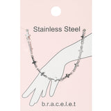 Stainless Steel Cross Link Chain Bracelet