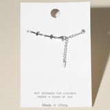 Stainless Steel Cross Link Chain Bracelet