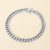 Stainless Steel Curb Chain Bracelet