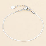 SECRET BOX_Stainless Steel Herringbone Chain Bracelet