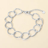 Stainless Steel Chunky Link Chain Bracelet