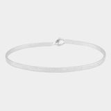 Brass Thin Metal Hook Bracelet