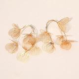 Metal Cutout Floral Wire Drop Earrings