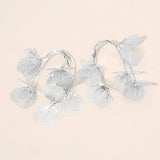 Metal Cutout Floral Wire Drop Earrings