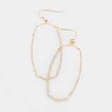 Open Metal Earrings