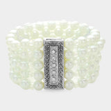 Pearl Strand Magnetic Bracelet
