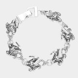 Metal Mermaid Link Magnetic Bracelet