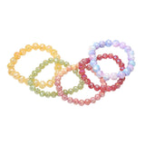 5PCS - Faceted Beaded Stretch Multi Layered Bracelets