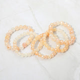 5PCS - Faceted Beaded Stretch Multi Layered Bracelets