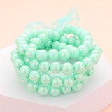 5PCS - Hologram Beaded Stretch Bracelets