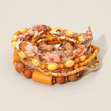 6PCS - Boho Beaded Multi Layered Bracelets